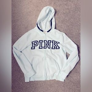 Pink zip up hoody
